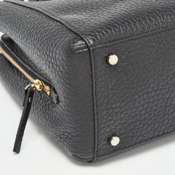 Pre Owned Kate Spade Black Leather Carter Street Aliana Satchel