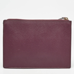 Pre Owned Kate Spade Purple Leather Cameron Street Clarise Crossbody Bag  