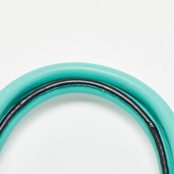 Pre Owned Kate Spade Blue Leather Mini Charles Street Audrey Satchel 