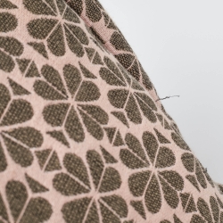 Pre Owned Kate Spade Multicolor Stripe Canvas and Leather Shopper Tote