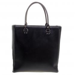 Pre Owned Kate Spade Black Leather Wellesley Quinn Tote