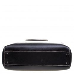 Pre Owned Kate Spade Black Leather Wellesley Quinn Tote