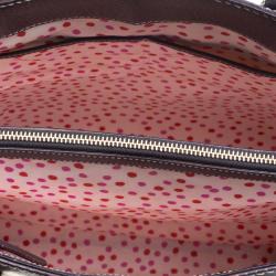 Pre Owned Kate Spade Black Leather Wellesley Quinn Tote