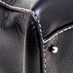 Pre Owned Kate Spade Black Leather Wellesley Quinn Tote