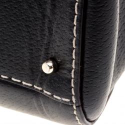 Pre Owned Kate Spade Black Leather Wellesley Quinn Tote