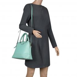 Pre Owned Kate Spade Mint Green Leather Wellesley Rachelle Shoulder Bag