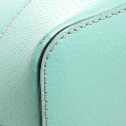 Pre Owned Kate Spade Mint Green Leather Wellesley Rachelle Shoulder Bag