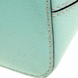 Pre Owned Kate Spade Mint Green Leather Wellesley Rachelle Shoulder Bag