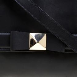 Pre Owned Kate Spade Dark Grey Leather Top handle Bag