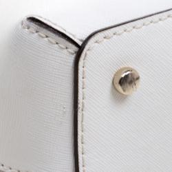 Kate Spade White Leather Cedar Street Maise Satchel