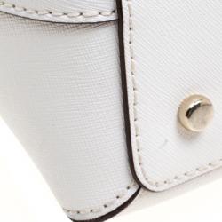 Kate Spade White Leather Cedar Street Maise Satchel