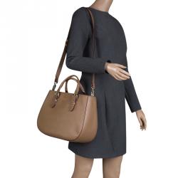 Pre Owned Kate Spade Brown Leather Shoulder Bag