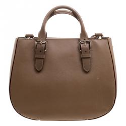 Pre Owned Kate Spade Brown Leather Shoulder Bag