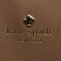 Pre Owned Kate Spade Brown Leather Shoulder Bag