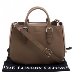 Pre Owned Kate Spade Brown Leather Shoulder Bag