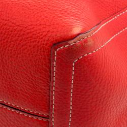 Pre Owned Kate Spade Red Leather Fosters Crossing Serena Hobo