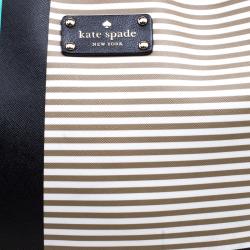 Pre Owned Kate Spade Multicolor Leather Colorblock Harmony Shopper Tote