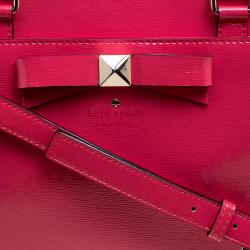 Kate Spade Strawberry Patent Leather Beacon Court Jeanne Top Handle Bag
