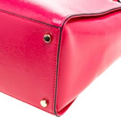 Kate Spade Strawberry Patent Leather Beacon Court Jeanne Top Handle Bag