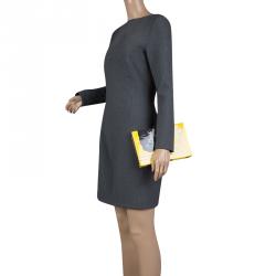 Pre Owned Kate Spade Yellow Plastic The Great Gatsby Book Clutch