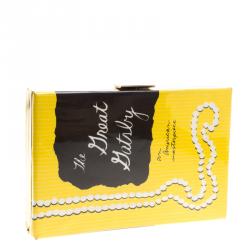 Pre Owned Kate Spade Yellow Plastic The Great Gatsby Book Clutch