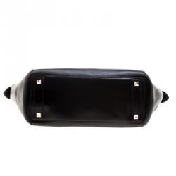 Pre Owned Kate Spade Black Leather Francisca Tote