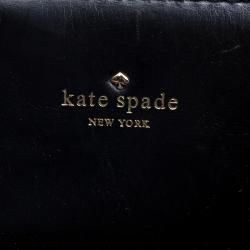 Pre Owned Kate Spade Black Leather Francisca Tote