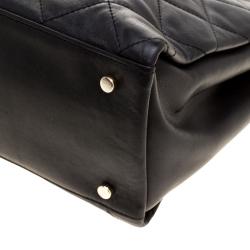 Pre Owned Kate Spade Black Leather Phoebe Tote