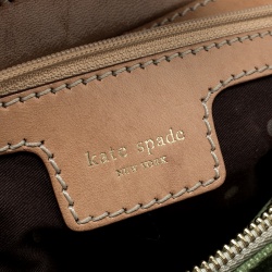 Pre Owned Kate Spade Multicolor Canvas Striped Tote