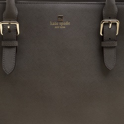 Pre Owned Kate Spade Grey Leather Cove Street Airel Tote