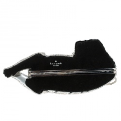 Pre Owned Kate Spade Rhinestone Crystal Place Your Bets Tiger Clutch