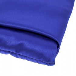 Pre Owned Kate Spade Blue Satin Evening Belles Gini Clutch