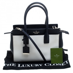 Pre Owned Kate Spade Bicolor Leather Small Cameron Street Candace Satchel