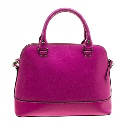 Pre Owned Kate Spade Pink Leather Wellesley Rachelle Satchel