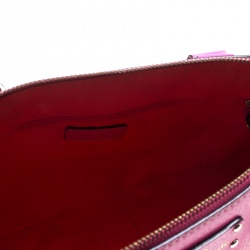 Pre Owned Kate Spade Pink Leather Wellesley Rachelle Satchel