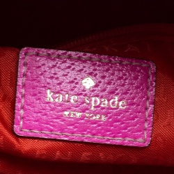 Pre Owned Kate Spade Pink Leather Wellesley Rachelle Satchel