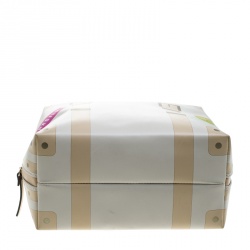 Pre Owned Kate Spade Multicolor Leather Sandy Hill Circle Trunk Satchel