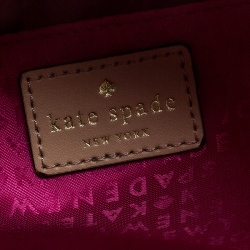 Pre Owned Kate Spade Multicolor Leather Sandy Hill Circle Trunk Satchel