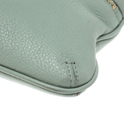 Pre Owned Kate Spade Mint Green Leather Crossbody Bag