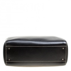 Pre Owned Kate Spade Black Leather Wellesley Quinn Tote