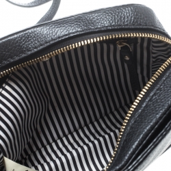 Pre Owned Kate Spade Black Leather Kingston Drive Arla Crossbody Bag