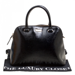 Pre Owned Kate Spade Black Patent Leather Cameron Street Satchel