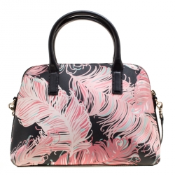 Kate Spade Multicolor Printed Leather Top Handle Bag