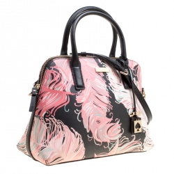 Kate Spade Multicolor Printed Leather Top Handle Bag