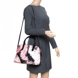 Kate Spade Multicolor Printed Leather Top Handle Bag