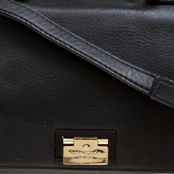 Kate Spade Black Leather and Suede Magnolia Park Top Handle Bag