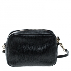 Pre Owned Kate Spade Black Leather Crossbody Bag