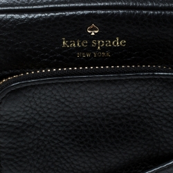 Pre Owned Kate Spade Black Leather Crossbody Bag