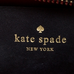 Pre Owned Kate spade Black/Pink Leather Top Handle Bag