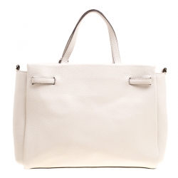 Kate Spade Off White Leather Top Handle Bag